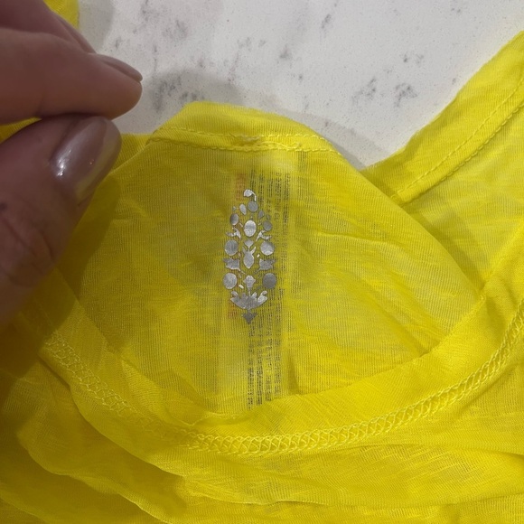 FP Movement by Free People Bright Yellow Tank Top - Picture 4 of 4